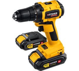 Бесщеточная дрель-шуруповерт STEHER CDB-200-2 