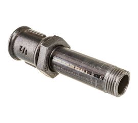 Сгон ДТРД стальной, в сборе с муфтой и контргайкой чугунными Ду 15 (1/2"") L-110 12150110 