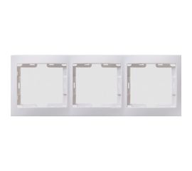 Горизонтальная 3местная рамка IEK КВАРТА белый EMK30-K01-DM 