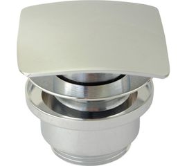 Донный клапан с заглушкой Veragio SBORTIS clic-clac, 1 1/4, латунь, универсальный, хром VR.SBR-8003.CR 