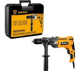 Ударная сетевая дрель DEKO DKID1500W 3638 063-4322 