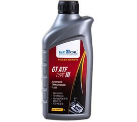 Масло ATF Type-III Dexron III H, 1 л GT OIL 8809059407776 