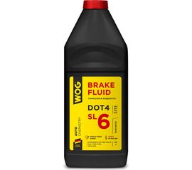 Тормозная жидкость WOG DOT 4, SL6, 1 л WGC0143 