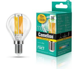 Светодиодная лампа Camelion LED12-G45-FL/830/E14 12Вт 220В 13712 