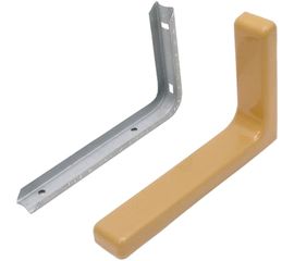 Кронштейн с декоративными накладками MFK-TORG бежевый L=180мм К-96 