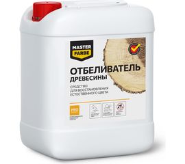 Отбеливатель древесины для восстановления естественного цвета и удаления синевы грибка плесени MASTER FARBE 10 кг 4631159427361 