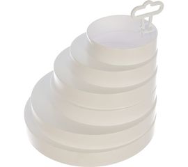 Соединитель круглых воздуховодов пластик 160/150/125/120/100/80 мм ERA ПУ16.15.12,5.12.10.8 