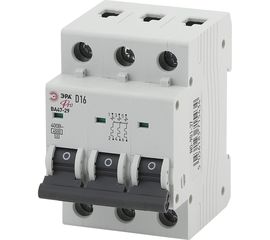 Автоматический выключатель ЭРА NO-901-40 ВА47-29 3P 10А кривая D Б0031810 