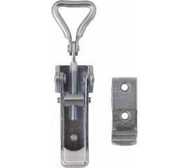 Замок для ящика VORMANN с регулирующим винтом, с выгнутой ответной частью 92/123х32 мм, оцинкованный 01203000/9018 