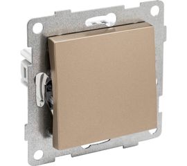Механизм выключателя GUSI ELECTRIC Ugra 1кл., СУ , 10А, 250В, шампань С11В1-027 