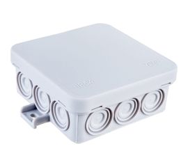 Распределительная коробка Ruvinil, ОП 85х85х35мм 12 вводов IP54 серый 67093 