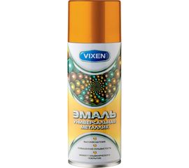 Универсальная эмаль VIXEN VX-19200 металлик золото, аэрозоль, 520 мл 47814 