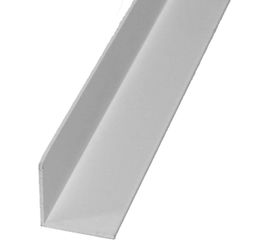 Профиль ПилотПро Ал., уголок, 20х20х1, 1 м, белый муар 08073 