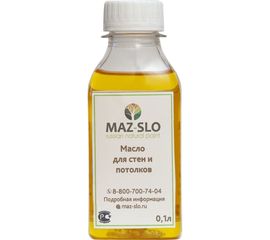 Масло для стен и потолков MAZ-SLO цвет Ультрамарин, 100 мл 8063465 