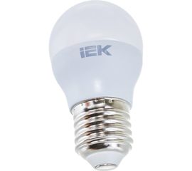 Лампа IEK LED, G45, шар, 5вт, 230В, 3000К, E27 LLE-G45-5-230-30-E27 