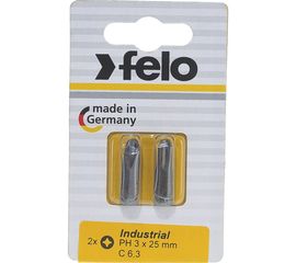 Бита крестовая PH 3X25, 2шт Felo 02203036 