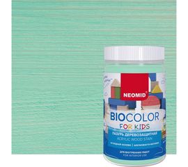 Лазурь Bio Color For Kids бирюзовый, 0,25 л Neomid Н-BCFK-0,25/бирюз 