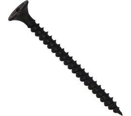 Саморез по металлу для ГКЛ Метизный двор 4.8x102, частая резьба, оксидированный 4 шт. 4607173900562 