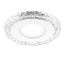 Встраиваемый светильник FERON светодиод 9W, 720 Lm, 4000К и подсветка 4000К, белый, AL2330 29587 