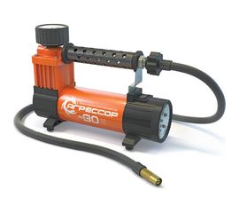 Автомобильный металлический компрессор 12V с LED фонарем Агрессор AGR-30L 