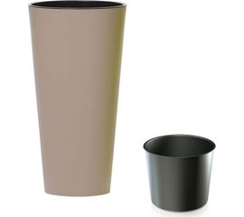 Кашпо для цветов Prosperplast TUBUS SLIM мокко 2 предмета 15 и 27л DTUS300-7529U 