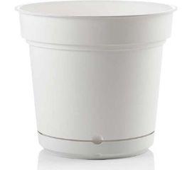 Кашпо с поддоном Teraplast HYDRAL диам. 28 см, высота 25 см, белый 28107028022 