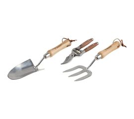 Набор Зубр Эксперт садовый совок посадочный широкий вилка посадочная секатор 4-39479-H3 