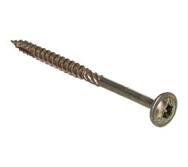 Универсальный саморез ГОСКРЕП конструкц. 6,0 x 90 желт.,пресс шайба TX30 6 шт 14-0016790 