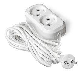 Удлинитель UNIVersal Е-202 ПВС 2*0,75, 2 гнезда, 5м 9631961 