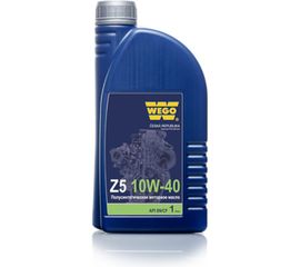 Моторное масло WEGO Z5 10W-40, SN/CF, полусинтетическое, 1 л 4627089061829 
