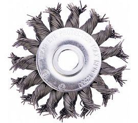 Щетка круглая витая (150 мм) для УШМ АТАКА 26589 