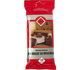 Влажные салфетки по уходу за мебелью HomeQueen 56796 