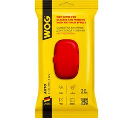 Влажные салфетки для очистки стекол WOG 36 шт. WGC0663 