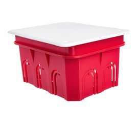 Распаячная коробка ЭРА KRT 120х92х70мм для твердых стен, саморезы, крышка, IP20, 56/504 Б0047258 