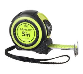 Рулетка с 2 фиксаторами Armero 5м/25мм A101/252 