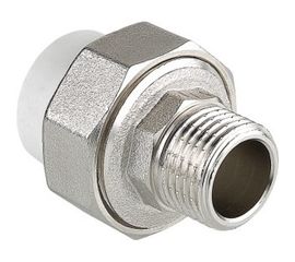 Разъемный соединитель PPR с переходом на наружную резьбу 25х3/4 Valtec VTp.761.0.02505 