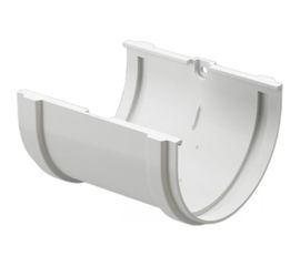 Соединитель желобов Docke STANDARD 120 мм., белый PVTE-1107 