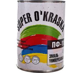 Эмаль super maler ПФ-115 Черный 0,9кг Лк-00005662 