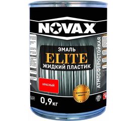 Эмаль Goodhim NOVAX ELITE Жидкий пластик красный, 0,9 кг / 1л 11653 