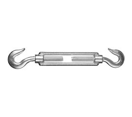 Талреп STAYER DIN 1480, крюк-крюк, М6, 15 шт, оцинкованный, 30525-06 