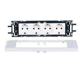 Механизм розетки Legrand 4-м СП Mosaic New 8-модульный для кабель-канала DLP Leg 077434 145955 