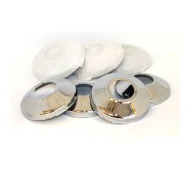 Отражатель (декоративная чашка) для смесителя СВК глубокий, диаметр 3/4 дюйма (20мм) набор 2шт SVK-LT1800202 