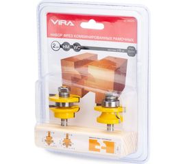 Набор комбинированных рамочных фрез 2 шт VIRA L553376 