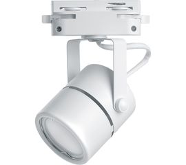 Трековый однофазный светильник на шинопровод FERON GU10, AL191, 50W, 230V, белый 41591 