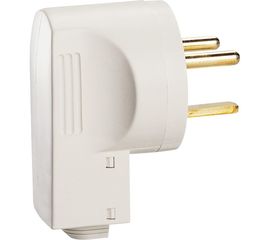 Силовая вилка Legrand 2К+З 32А выход кабеля сбоку 55802 