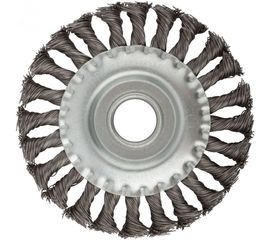 Корщетка дисковая прямая (125х22 мм; стальная проволока) для УШМ КУРС 39030 