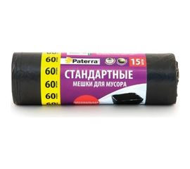 Мешки для мусора (15 шт; 60 л) PATERRA 106-056 