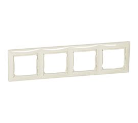 Рамка Legrand Valena 4 поста горизонтальный монтаж слоновая кость Leg 774354 