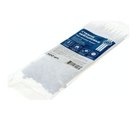 Нейлоновые стяжки FORTISFLEX НСС EasyFix 4x200 белый, 100 шт. 84802 