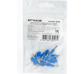 Штыревой втулочный изолированный наконечник STEKKER 2,5 - 8 мм, 39378 